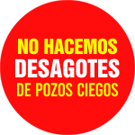 No hacemos desagotes de pozos ciegos
